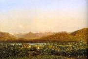 Alexandre Calame View of Geneva from Petit-Saconnex Spain oil painting reproduction